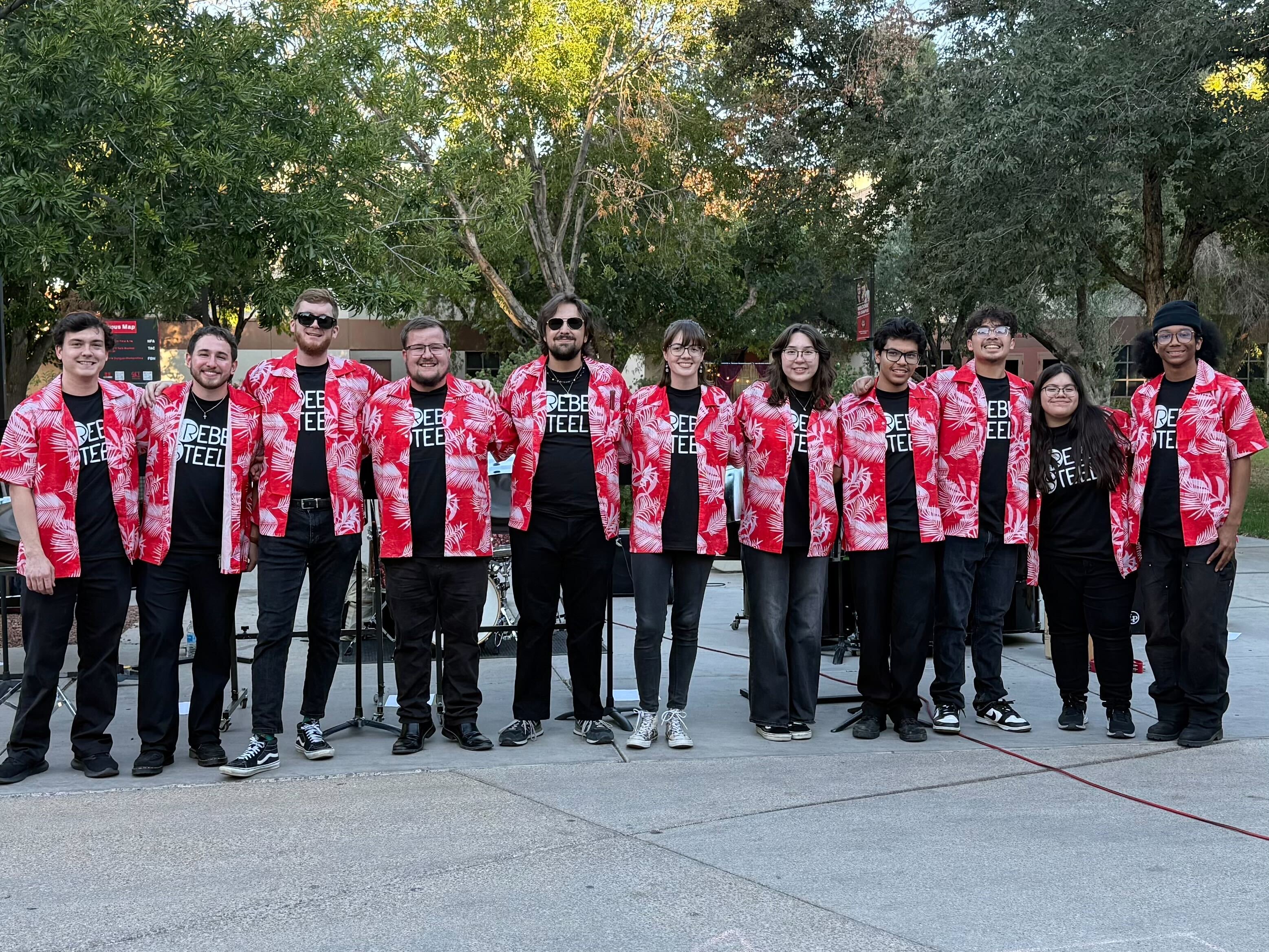 Steel Band group photo